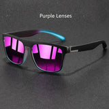 Fashion Vintage Square Sports Sunglasses For Men Women Fishing Driving Man Brand Designer Sun Glasses Anti-Glare Eyewear UV400