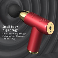 Portable Mini Massage Gun Pistol Facial Massager For Body Neck Deep Tissue Muscle Relaxation Gout Pain Relief Body Massager