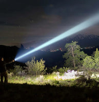 High Power White Laser LED Flashlight Built-in Battery USB Rechargeable Strong Light Tactical Torch Outdoor Camping Hiking Lamp