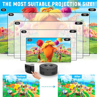 Mini Home Theater Projector for iPhone/Android Jack's Clearance