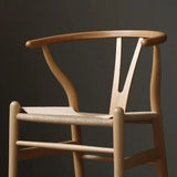 Nordic Cane-Woven Wooden Armchair – Indoor/Outdoor Lounge Chair