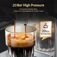 HiBREW 20 Bar Semi-Automatic Espresso Machine – ESE Pod & Powder