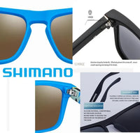 Shimano Polarized Sunglasses - UV400 Protection, Men and Women, Outdoor Hunting Fishing, Driving Bicycle (Optional Box)