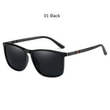 Luxury Vintage Square Polarized Sunglasses Men Women Fashion Travel Driving Fishing Anti-glare Sun Glasses TR90 Eyewear UV400