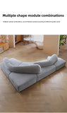 Luxury Living Room Sofas Nordic Simple White Designer Modern Lazy Sofa Floor Loveseat Sofy Do Salonu Apartment Furniture