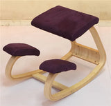 Ergonomic Wooden Kneeling Chair