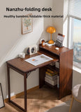 Bamboo Folding Study Desk – Compact Workspace for Bedroom & Small Apartments