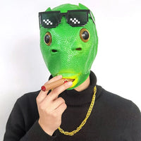Halloween Mask Ball Cosplay Latex Horse Head Mask Animal Head Set Horse Mask Dog Horse Jun Horse Mask