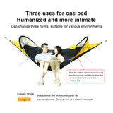 Lightweight Detachable Hammock with Quick Opening, Hanging Straps - Perfect for Outdoor Hiking and Travel