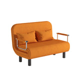 IHOME 65CM Grey Simple Folding Sofa Bed Apartment Small Family Simple Reclining Chair Single Folding Sofa Bed 2023