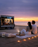 BYINTEK P70X Mini Projector – 4K Support, 3D, WiFi, Built-in Battery