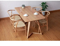Nordic Cane-Woven Wooden Armchair – Indoor/Outdoor Lounge Chair