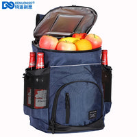 DENUONISS 33L Cooler bag Soft Large 36 Cans Thermal Backpack Insulated Bag Travel Beach Beer Leak-proof Food Storage  Bag