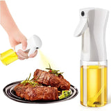 Oil Spray Bottle for Cooking – 200/300/500ml Olive Oil & Vinegar Sprayer with Brush