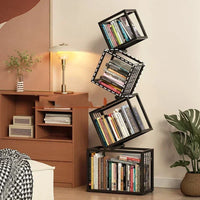 Rotating Bookshelf Organizer – Stylish Storage for Books & Magazines