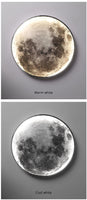 Nordic Modern Designer Art Minimalist Moon Wall Lamp Foyer Gallery Background Bedroom Bedside Roof Creative Decoration Hotel Bar