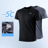 Men’s Quick-Dry Moisture-Wicking Gym T-Shirt – Lightweight Short Sleeve for Running & Training