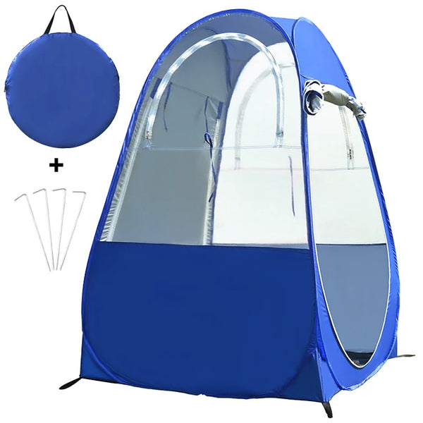 Winter Fishing UV Spectator Pop Up Tent Single 1 Person Automatic Watching Game Awning Rain Proof Shelter Camping Outdoor Car