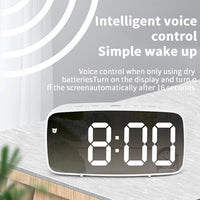 LED Mirror Table Clock