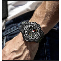 SMAEL Men's 50M Waterproof Dual Display Sports Watch