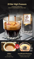 HiBREW 20 Bar Semi-Automatic Espresso Machine – ESE Pod & Powder