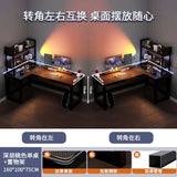 Creative Corner Computer Desks European Office Furniture Double Table Internet Cafe Gaming Desk Home Bedroom Wooden Study Table