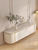 Natural Wood TV Stand Cabinet