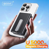 5000mAh Magnetic Wireless Powerbank PD20W Fast Charging Mini External Battery Portable Charger For iPhone Samsung Xiaomi