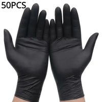 Black Nitrile Disposable Gloves – Thickened, Waterproof, Multipack (20/50/100 pcs)