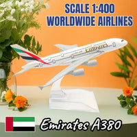 1:400 Scale Diecast Aircraft Model - Boeing & Airbus Airlines from Around the World