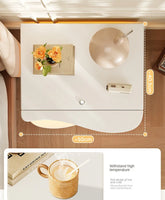 Ultra Narrow Bedside Storage Cabinet