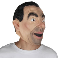 Movie Role Mr Bean Funny Mask Halloween Carnival Fancy Dress Party Costume Props Cosplay Latex Masks Birthday Gift