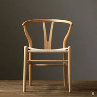 Nordic Cane-Woven Wooden Armchair – Indoor/Outdoor Lounge Chair