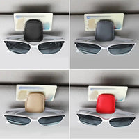 Universal Car Sunglasses & Card Holder – Visor Clip Organizer