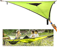 Portable Triangle Hammock - Multi-Person Aerial Mat for Outdoor Camping and Sleep