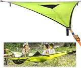 Portable Triangle Hammock - Multi-Person Aerial Mat for Outdoor Camping and Sleep