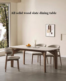 Modern Marble Dining Table – Low Square Island Design for Meetings & Home