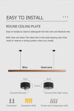 Nordic Wood Pendant Lights LED Modern Hanging Lamps for Dining Living Room Kitchen Office Shop Long Strip Celling Lamp