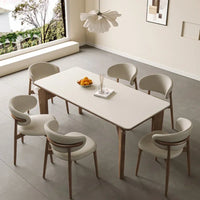 Modern Marble Dining Table – Low Square Island Design for Meetings & Home