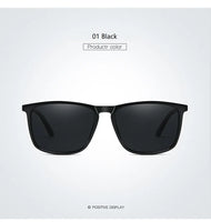 Luxury Vintage Square Polarized Sunglasses Men Women Fashion Travel Driving Fishing Anti-glare Sun Glasses TR90 Eyewear UV400