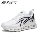 Men's Flame Printed Sneakers Flying Weave Sports Shoes Comfortable Running Shoes Outdoor Men Athletic Shoes Jack's Clearance