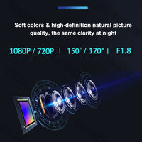 3-Camera Dash Cam System – 1080P Front & Rear WiFi DVR with Night Vision
