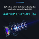 3-Camera Dash Cam System – 1080P Front & Rear WiFi DVR with Night Vision