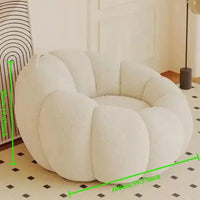 Pumpkin-Shaped Lazy Sofa – Cozy & Washable Lounge Chair for Any Room