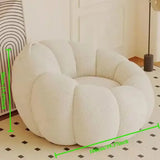 Pumpkin-Shaped Lazy Sofa – Cozy & Washable Lounge Chair for Any Room