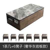 Lift-Top Nordic Coffee Table – Modern Storage Organizer