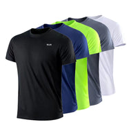 Men’s Quick-Dry Moisture-Wicking Gym T-Shirt – Lightweight Short Sleeve for Running & Training