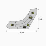 Luxury Living Room Sofas Nordic Simple White Designer Modern Lazy Sofa Floor Loveseat Sofy Do Salonu Apartment Furniture