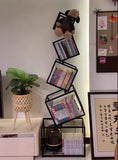 Rotating Bookshelf Organizer – Stylish Storage for Books & Magazines