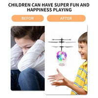 LED Crystal Ball Drone - Colorful Mini Flying Quadcopter Jack's Clearance